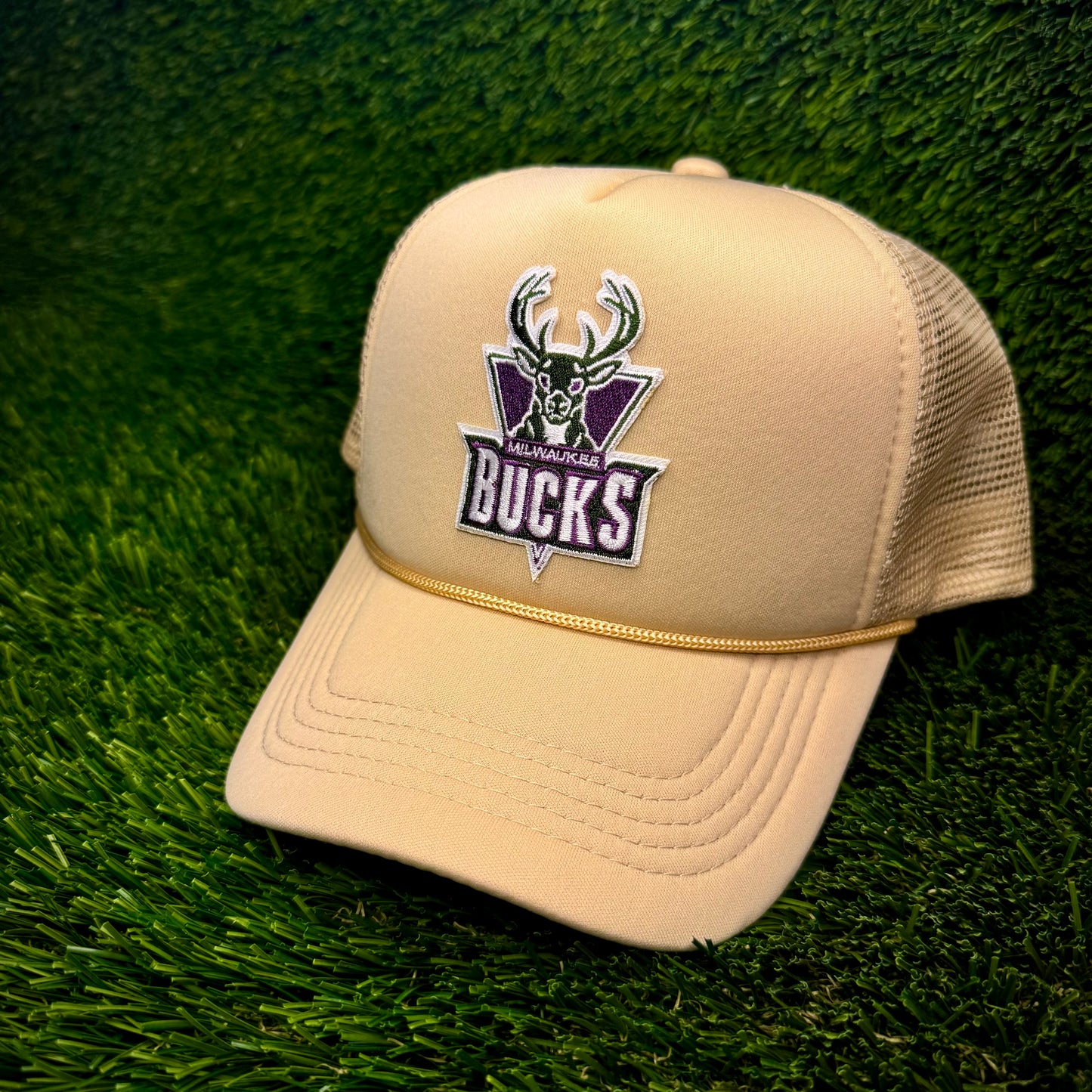 Milwaukee Bucks Throwback Trucker Hat