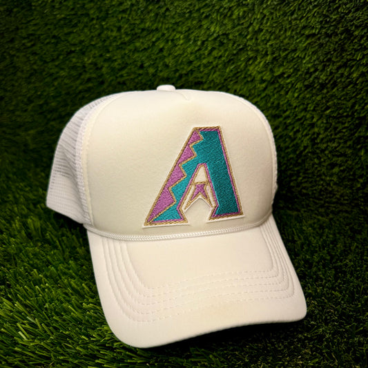 Arizona Diamondbacks Teal Logo Trucker Hat