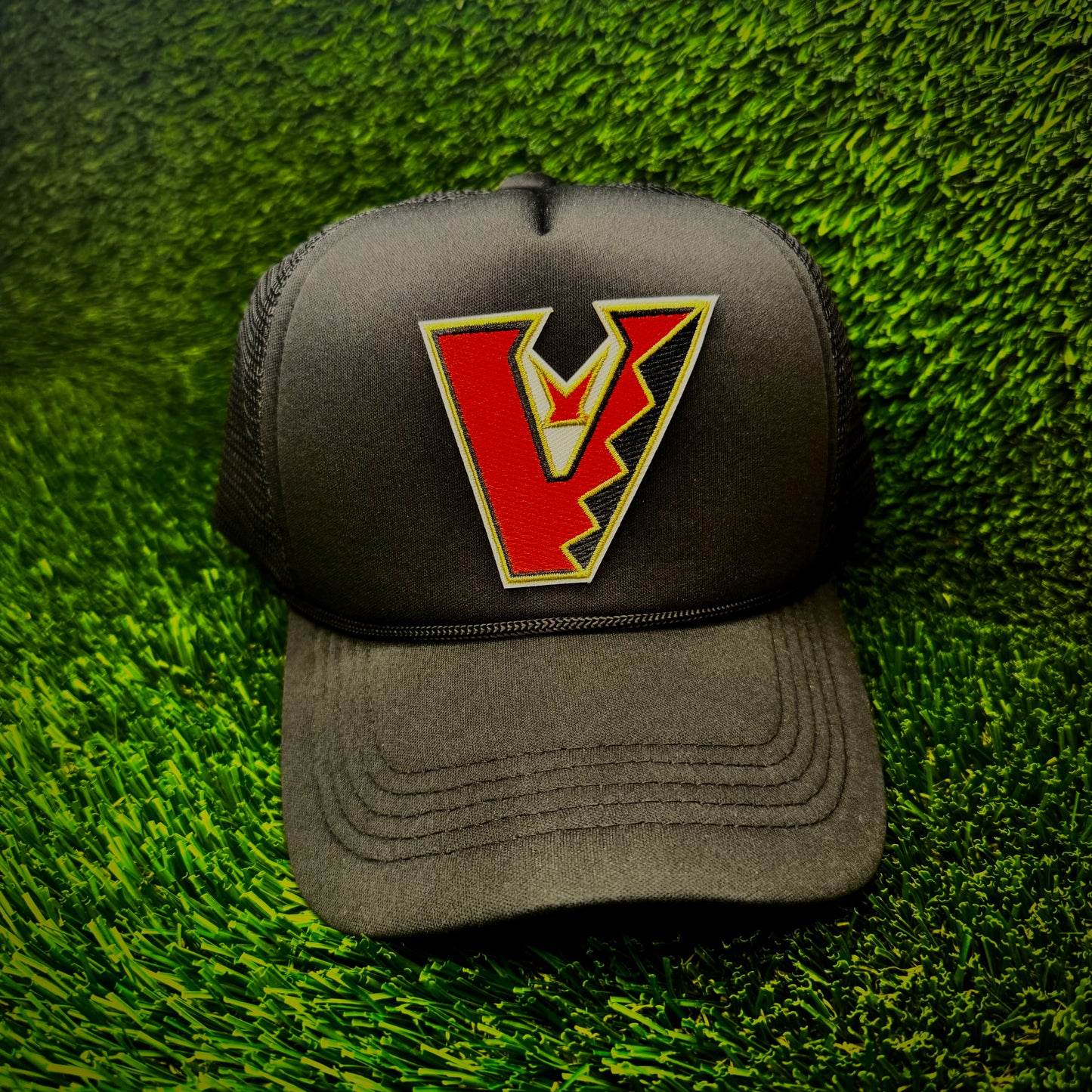 Arizona Diamondbacks Upside Down Red Logo Trucker Hat