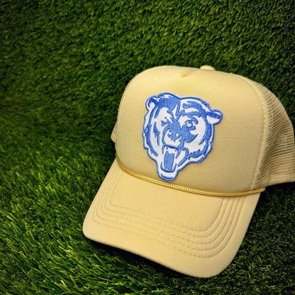 Chicago Bears White/Blue Logo Trucker Hat