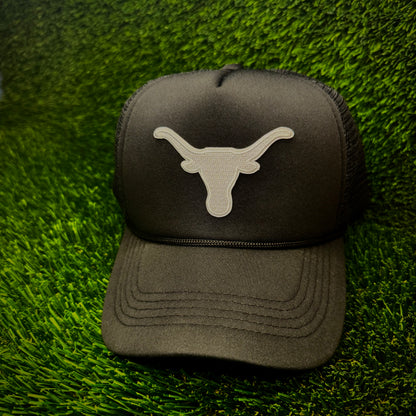 Texas Longhorns White Logo Trucker Hat