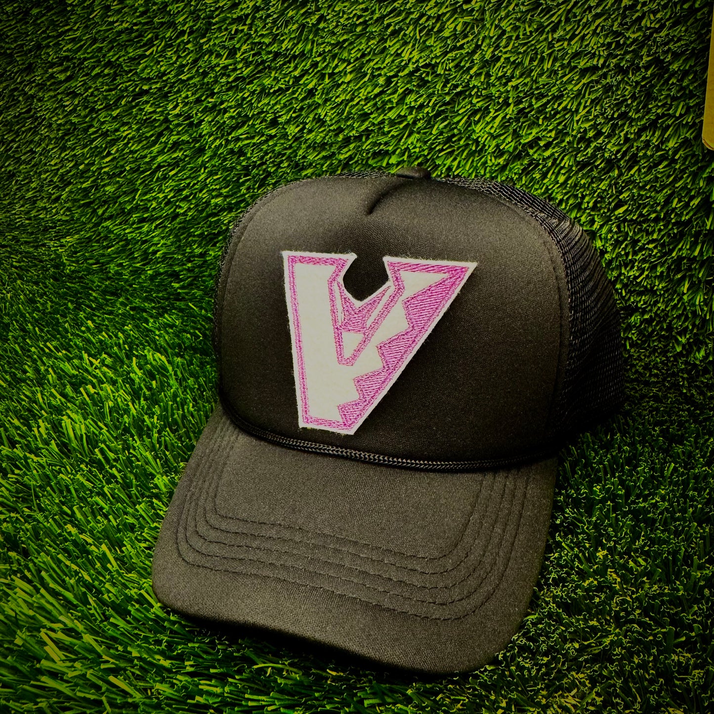 Arizona Diamondbacks Upside Down White/Purple Logo Trucker Hat