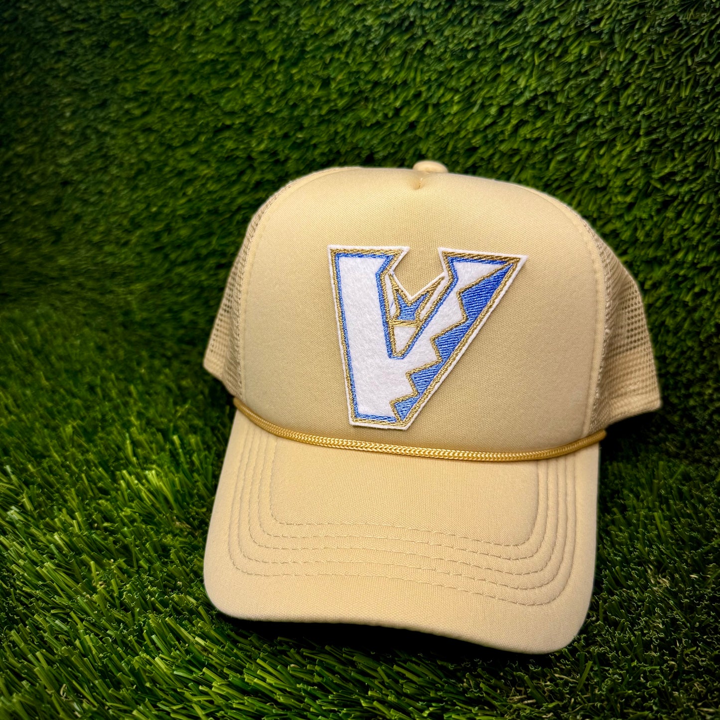 Arizona Diamondbacks Upside Down White/Blue Logo Trucker Hat