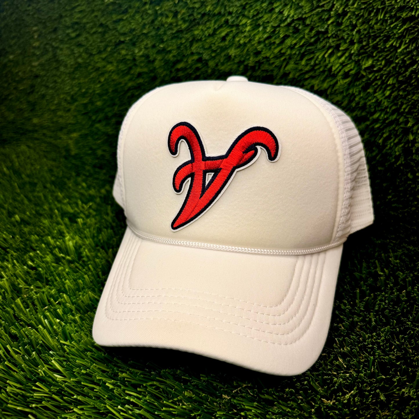 Atlanta Braves Upside Down “A” Trucker Hat
