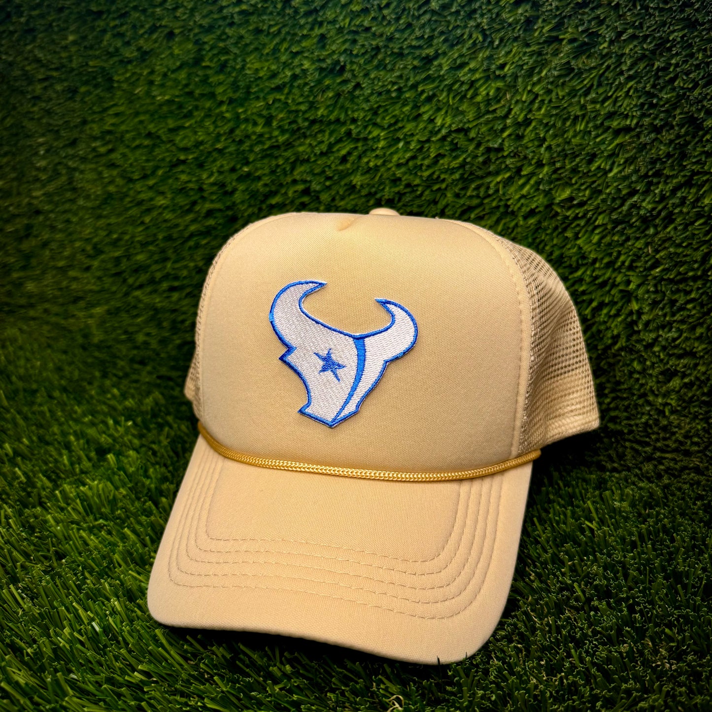 Houston Texans Blue Logo Trucker Hat