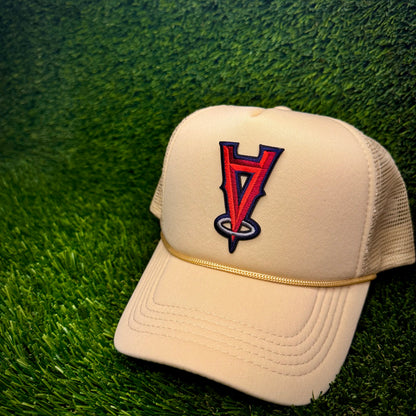 Los Angeles Angels Upside Down Trucker Hat